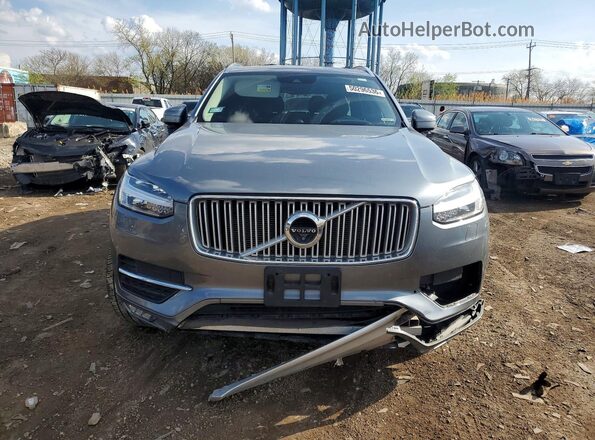 YV4A22PL4J1320263 2018 VOLVO XC90 Gray Widok z przodu