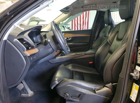 YV4A22PL4K1424544 2019 VOLVO XC90 Black Вид салону спереду