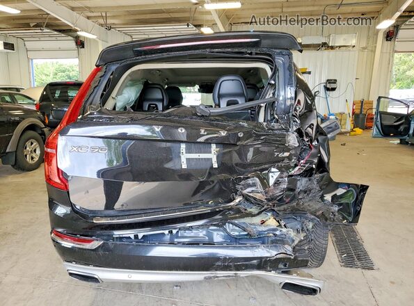 YV4A22PL4K1424544 2019 VOLVO XC90 Black Вид ззаду