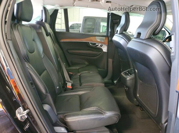 YV4A22PL4K1424544 2019 VOLVO XC90 Black Вид задньої частини салону