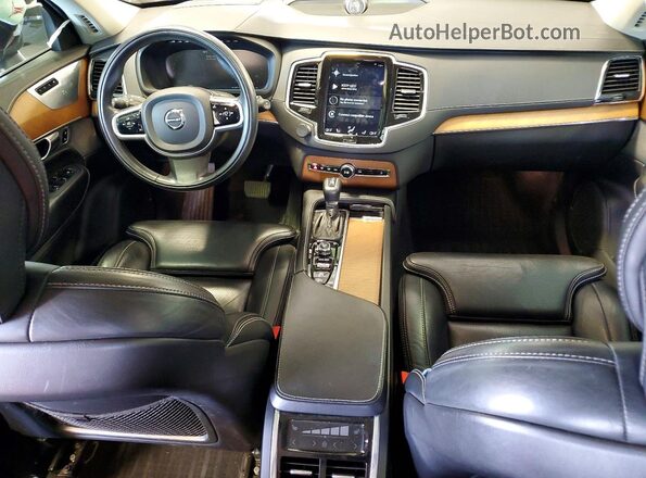 YV4A22PL4K1424544 2019 VOLVO XC90 Black Вид панелі приладів