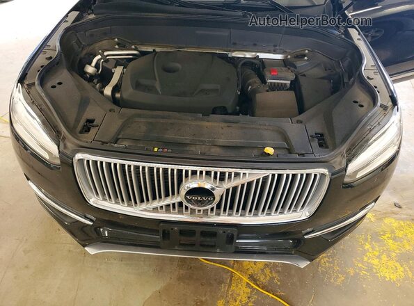 YV4A22PL4K1424544 2019 VOLVO XC90 Black Вид підкапотного простору
