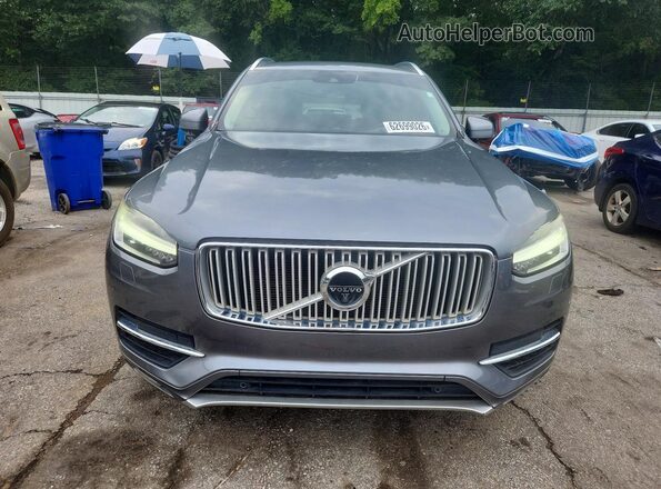 YV4A22PL5G1093559 2016 VOLVO XC90 Gray Front view