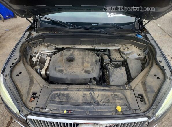 YV4A22PL5G1093559 2016 VOLVO XC90 Gray Engine compartment view