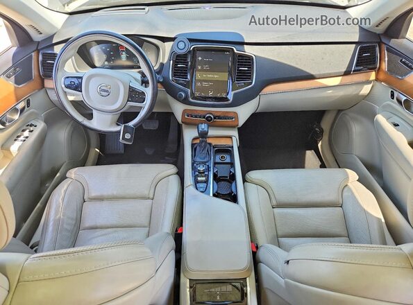 YV4A22PL5J1208362 2018 VOLVO XC90 Black წინა პანელის ხედი