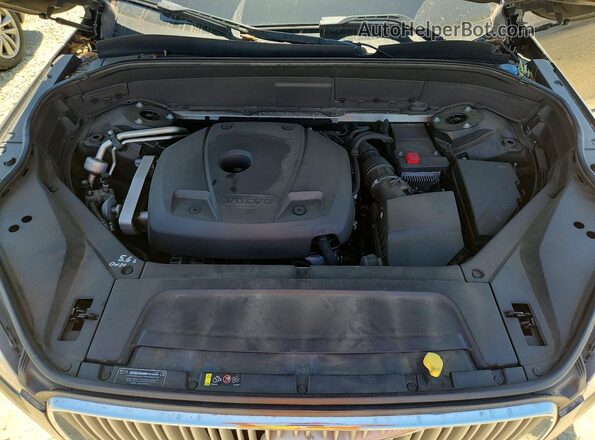 YV4A22PL5J1208362 2018 VOLVO XC90 Black ძრავის განყოფილების ხედი