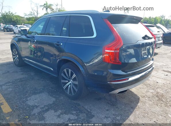 YV4A22PL5L1614144 2020 VOLVO XC90 Синий Задняя левая четверть