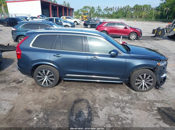 YV4A22PL5L1614144 2020 VOLVO XC90 Синий Вид задней части салона