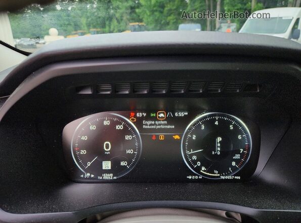 YV4A22PL6H1163572 2017 VOLVO XC90 Silver Vista del cuadro de instrumentos