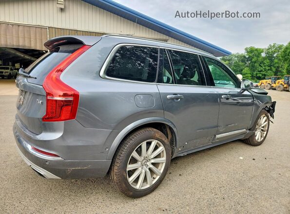 YV4A22PL6H1163572 2017 VOLVO XC90 Silver Trasero derecho