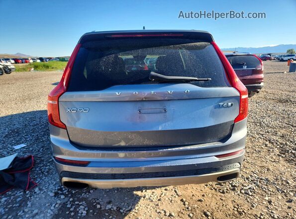 YV4A22PL7G1006549 2016 VOLVO XC90 Silver Вид ззаду