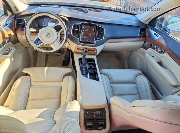 YV4A22PL7G1006549 2016 VOLVO XC90 Silver Вид панелі приладів