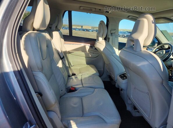 YV4A22PL7G1006549 2016 VOLVO XC90 Silver Вид задніх сидінь