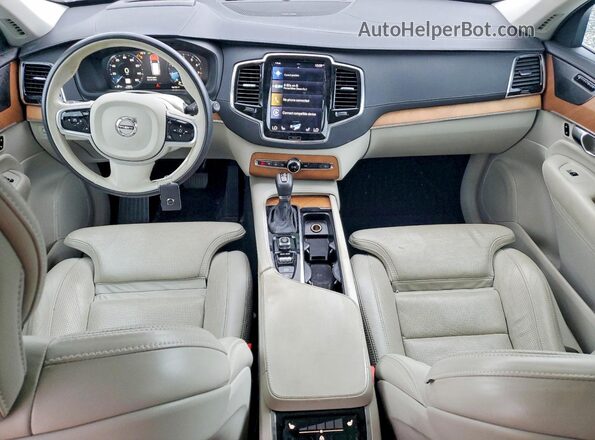 YV4A22PL7K1490456 2019 VOLVO XC90 White Առջևի վահանակի տեսք