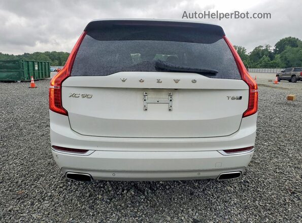 YV4A22PL7K1490456 2019 VOLVO XC90 White Հետևի տեսք