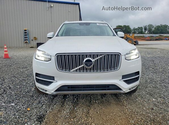YV4A22PL7K1490456 2019 VOLVO XC90 White Դիմացի տեսք