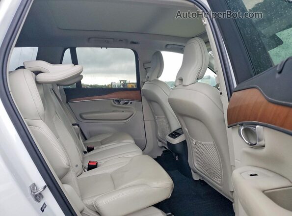 YV4A22PL7K1490456 2019 VOLVO XC90 White Սալոնի հետևի տեսք