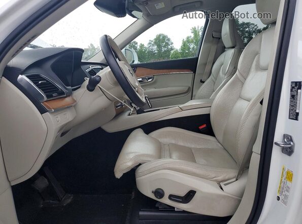 YV4A22PL7K1490456 2019 VOLVO XC90 White Սալոնի դիմացի տեսք