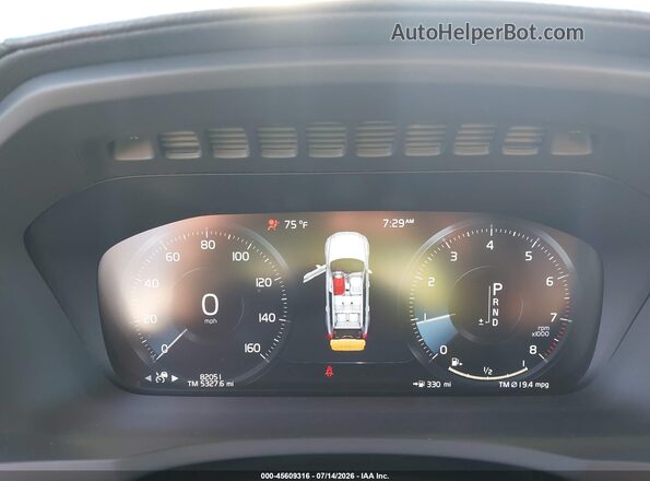 YV4A22PL7M1709371 2021 VOLVO XC90 White Vista de los asientos traseros