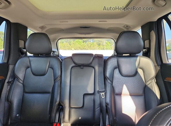YV4A22PL8G1000646 2016 VOLVO XC90 Gray უკანა სავარძლების ხედი