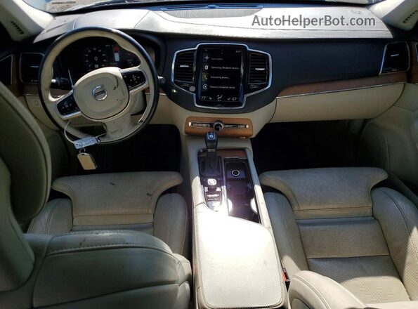 YV4A22PL8G1015230 2016 VOLVO XC90 Silver Widok deski rozdzielczej