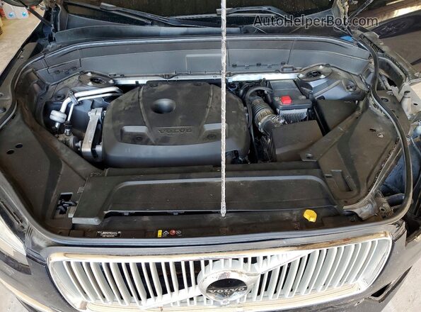 YV4A22PL8H1175450 2017 VOLVO XC90 Blue ძრავის განყოფილების ხედი