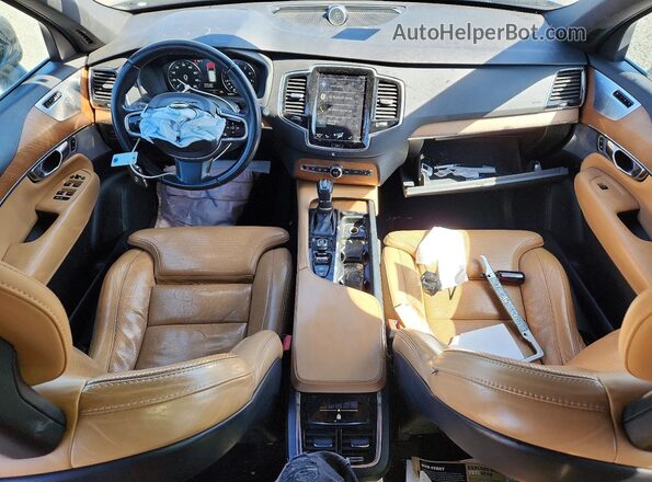 YV4A22PL8J1200417 2018 VOLVO XC90 Black წინა პანელის ხედი