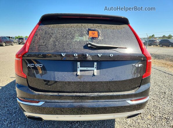 YV4A22PL8J1200417 2018 VOLVO XC90 Black უკანა ხედი