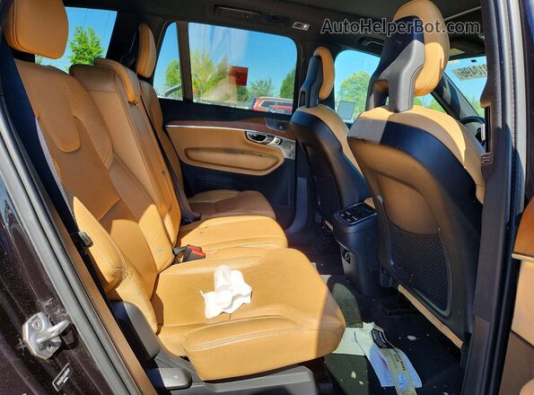 YV4A22PL8J1200417 2018 VOLVO XC90 Black უკანა სალონის ხედი