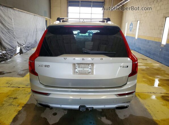 YV4A22PL8J1342816 2018 VOLVO XC90 Gold უკანა ხედი