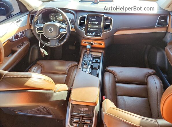 YV4A22PL8J1376125 2018 VOLVO XC90 Blue წინა პანელის ხედი