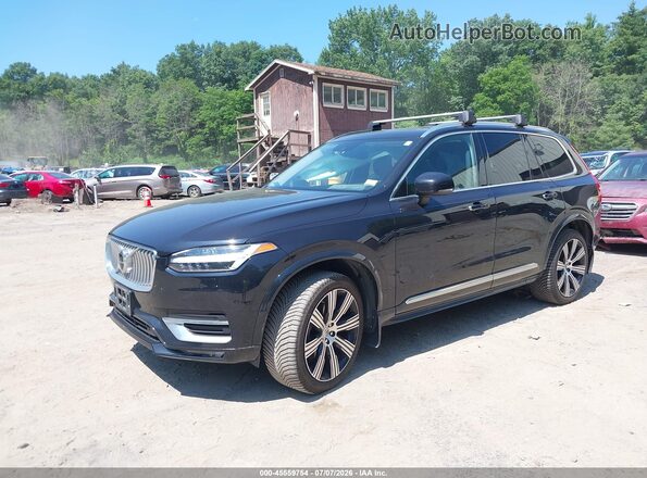 YV4A22PL8M1708794 2021 VOLVO XC90 Черный Передняя левая четверть