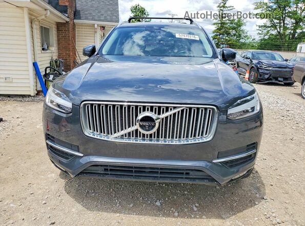 YV4A22PL9G1025989 2016 VOLVO XC90 Gray Դիմացի տեսք