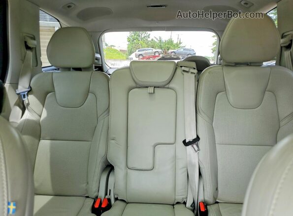 YV4A22PL9G1025989 2016 VOLVO XC90 Gray Հետևի նստատեղերի տեսք