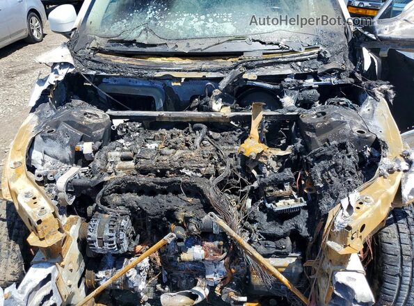 YV4A22PL9G1044106 2016 VOLVO XC90 White Vista del compartimento del motor