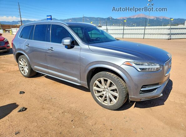 YV4A22PL9G1053081 2016 VOLVO XC90 Gray Delantero derecho
