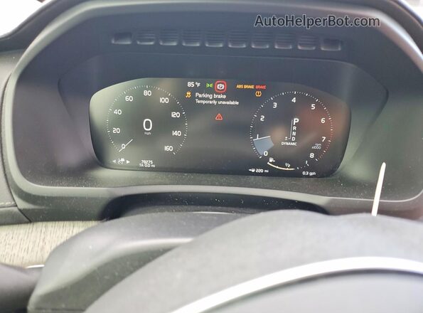 YV4A22PL9M1728715 2021 VOLVO XC90 Silver Вид щитка приладів