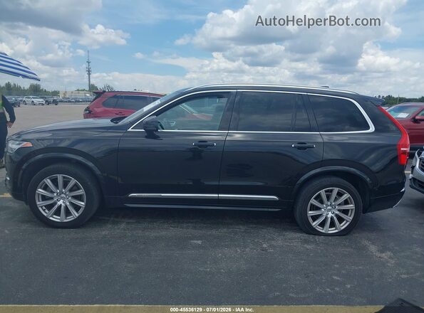 YV4A22PLXJ1349590 2018 VOLVO XC90 Black Widok wnętrza 360 stopni