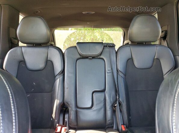 YV4A22PM4K1464986 2019 VOLVO XC90 Gray Vista de los asientos traseros