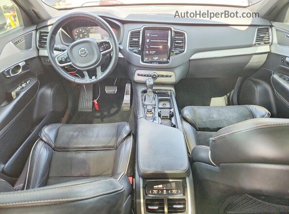 YV4A22PM9G1035897 2016 VOLVO XC90 Black Widok deski rozdzielczej