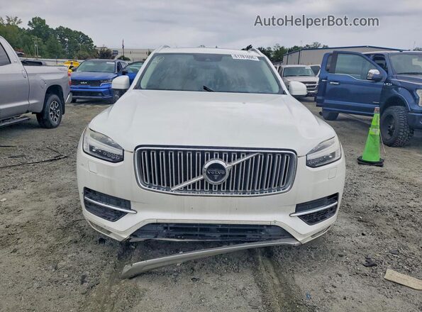 YV4A22PR4G1020476 2016 VOLVO XC90 White Вид спереду