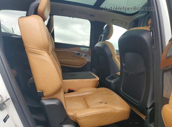 YV4A22PR4G1020476 2016 VOLVO XC90 White Вид задньої частини салону