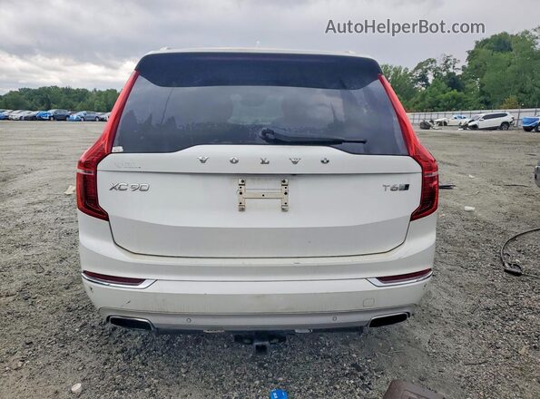 YV4A22PR4G1020476 2016 VOLVO XC90 White Вид ззаду