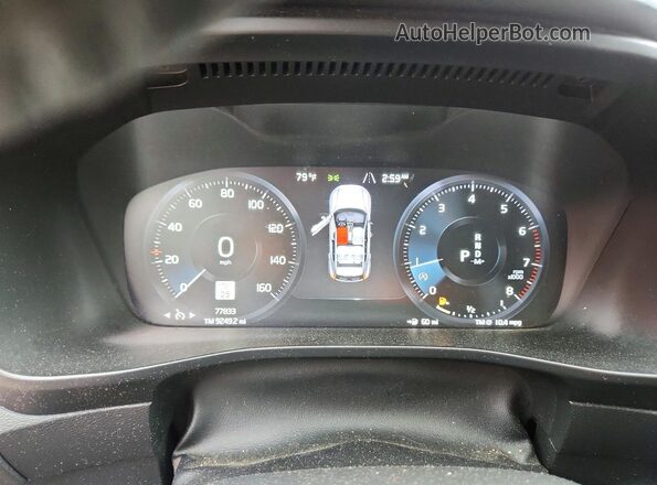 YV4AC2HK2L2338535 2020 VOLVO XC40 Black Вид щитка приладів
