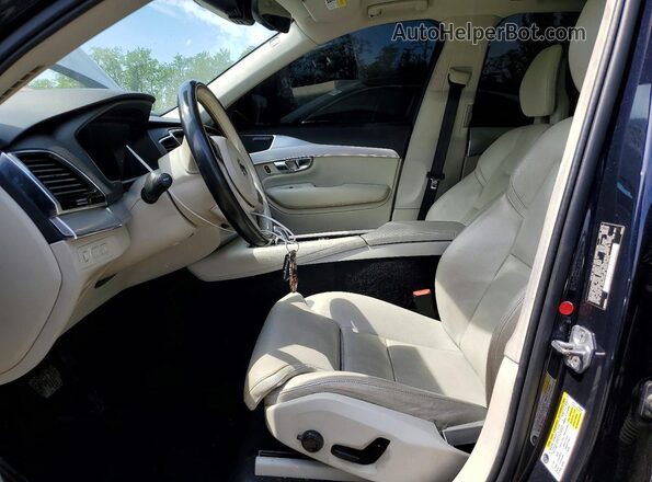 YV4BC0PK4G1089869 2016 VOLVO XC90 Blue Vista interior delantera