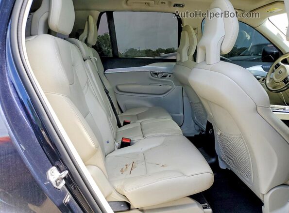 YV4BC0PK4G1089869 2016 VOLVO XC90 Blue Vista interior trasera