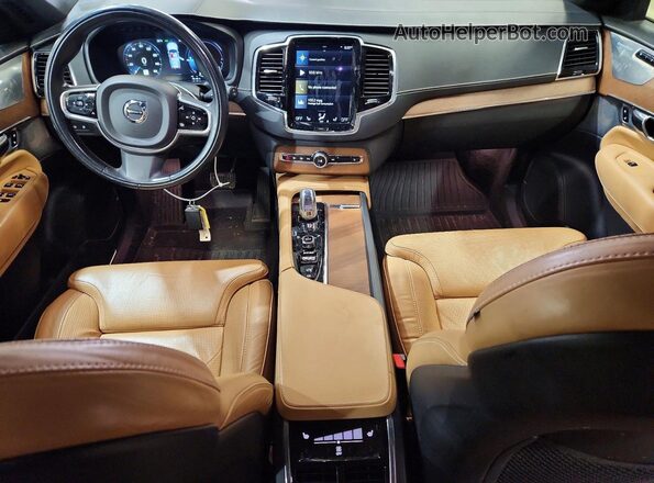 YV4BC0PL0H1120948 2017 VOLVO XC90 Black Вид панелі приладів
