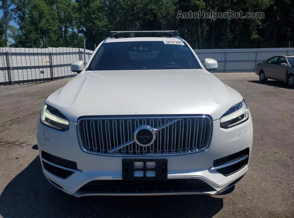 YV4BC0PL4H1178321 2017 VOLVO XC90 White Դիմացի տեսք