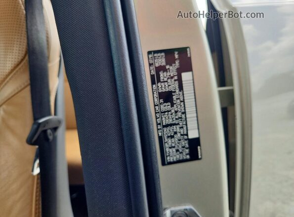 YV4BC0PL5H1121240 2017 VOLVO XC90 Gold Вид наклейки з VIN-кодом