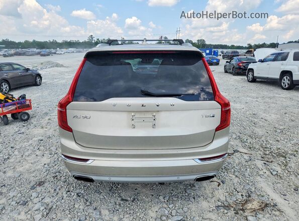 YV4BC0PL5H1121240 2017 VOLVO XC90 Gold Вид ззаду